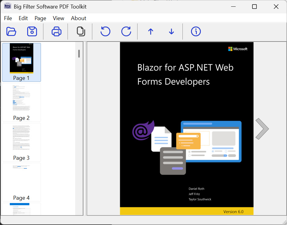 PDF Toolkit Screen shot